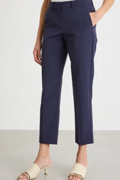 Pantalone crop - Blu