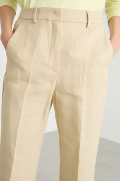 Pantalone cropped - Beige