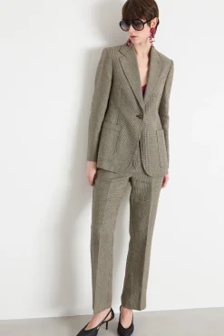 Pantalone cropped - Nero Avorio