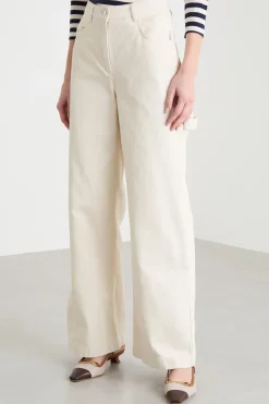 Pantalone dalla linea dritta - Bianco