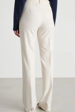 Pantalone dritto con tasche - Bianco