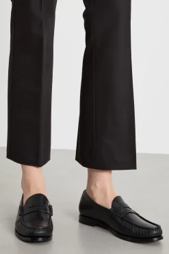 Pantalone dritto cropped - Nero