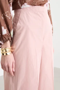Pantalone dritto e ampio - Rosa