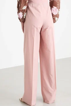Pantalone dritto e ampio - Rosa