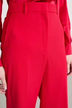 Pantalone dritto - Rosso