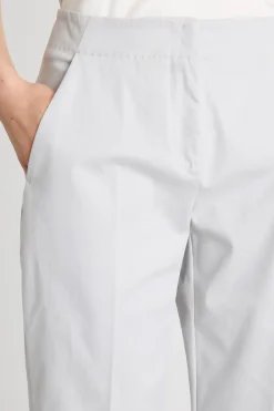 Pantalone dritto stretch - Grigio