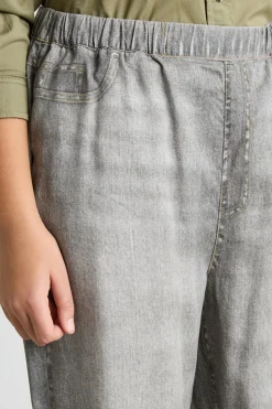 Pantalone effetto jeans - Grigio