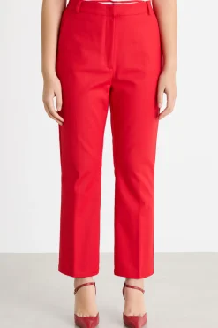 Pantalone flare - Rosso