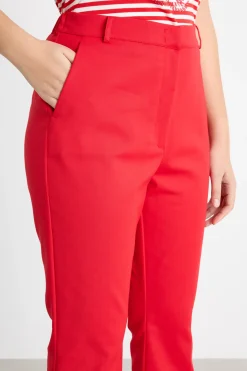 Pantalone flare - Rosso