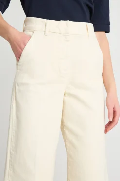 Pantalone in bull - Avorio