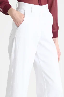 Pantalone in bull - Bianco