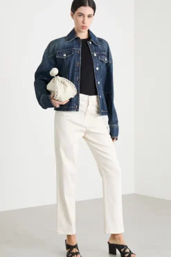 Pantalone in bull stretch - Bianco