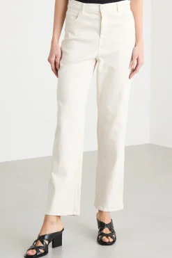 Pantalone in bull stretch - Bianco