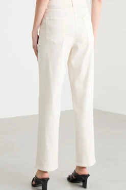 Pantalone in bull stretch - Bianco