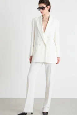 Pantalone in cady - Bianco