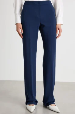 Pantalone in cady - Blu