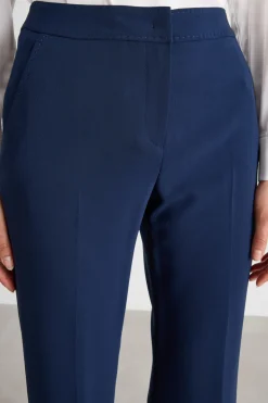 Pantalone in cady - Blu