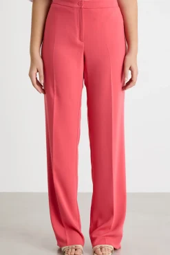 Pantalone in cady fluido - Rosa