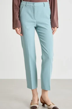Pantalone in doppia tela - Azzurro