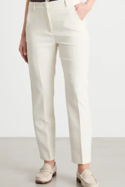 Pantalone in doppia tela - Bianco
