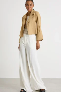 Pantalone in gabardina - Bianco