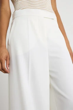 Pantalone in gabardina - Bianco