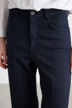 Pantalone in gabardina - Blu