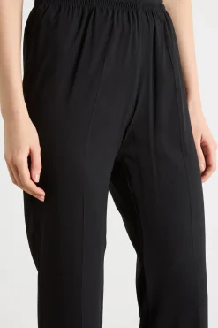 Pantalone in georgette - Nero