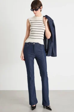 Pantalone in jersey - Blu