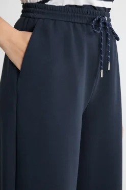Pantalone in jersey double - Blu