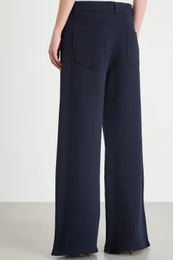 Pantalone in jersey felpa - Blu