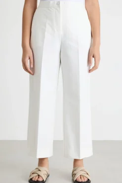 Pantalone in jersey stretch - Bianco
