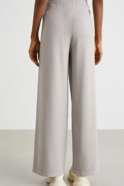 Pantalone in maglia stretch - Grigio