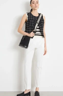 Pantalone in raso - Bianco