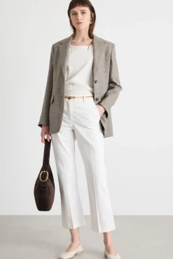 Pantalone in raso - Bianco