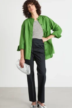 Pantalone in raso - Nero