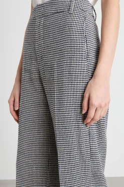 Pantalone in stuoia - Bianco Blu