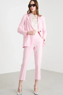 Pantalone in stuoia - Rosa