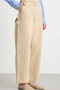 Pantalone in tela - Beige