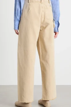 Pantalone in tela - Beige