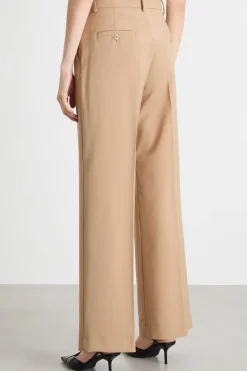 Pantalone in tela - Cammello