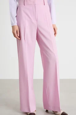 Pantalone in tela - Rosa