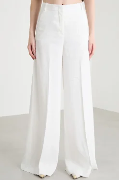 Pantalone in twill - Bianco