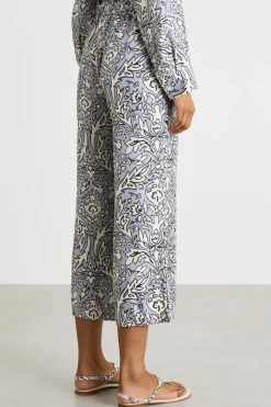 Pantalone in twill - Lilla