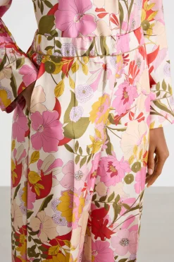 Pantalone in twill - Rosa