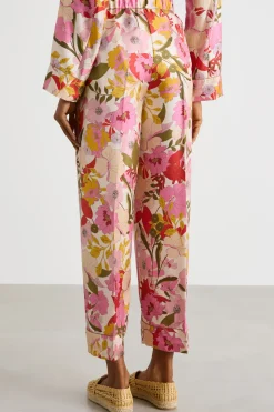 Pantalone in twill - Rosa
