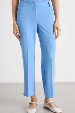 Pantalone in twill tecnico - Azzurro