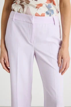 Pantalone in twill tecnico - Lilla