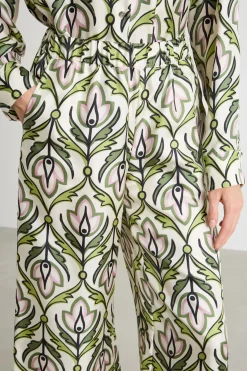 Pantalone in twill - Verde