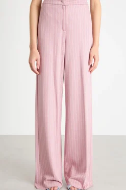 Pantalone jacquard - Rosa